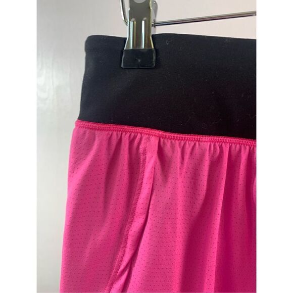 VSX Victoria’s Secret Sport Pink Black Biker Running Shorts Size S - Picture 3 of 9